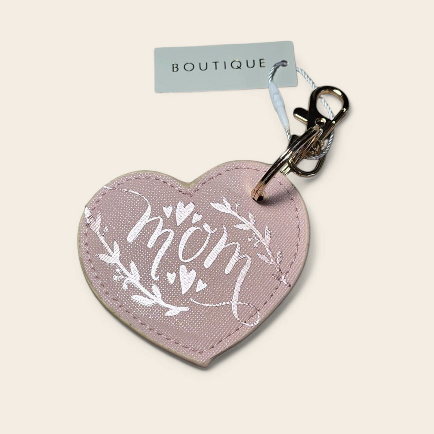 Sleutelhanger moederdag - mom - roze