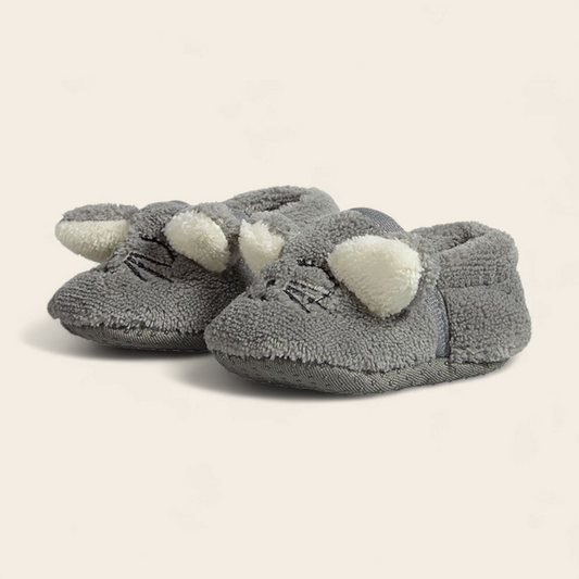 Babyslofjes Muis – Zacht, Warm & Antislip