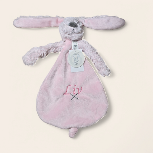 Luiertaart 2-Laags roze met Happy Horse Richie Knuffeldoekje roze – Perfect als Kraamcadeau!
