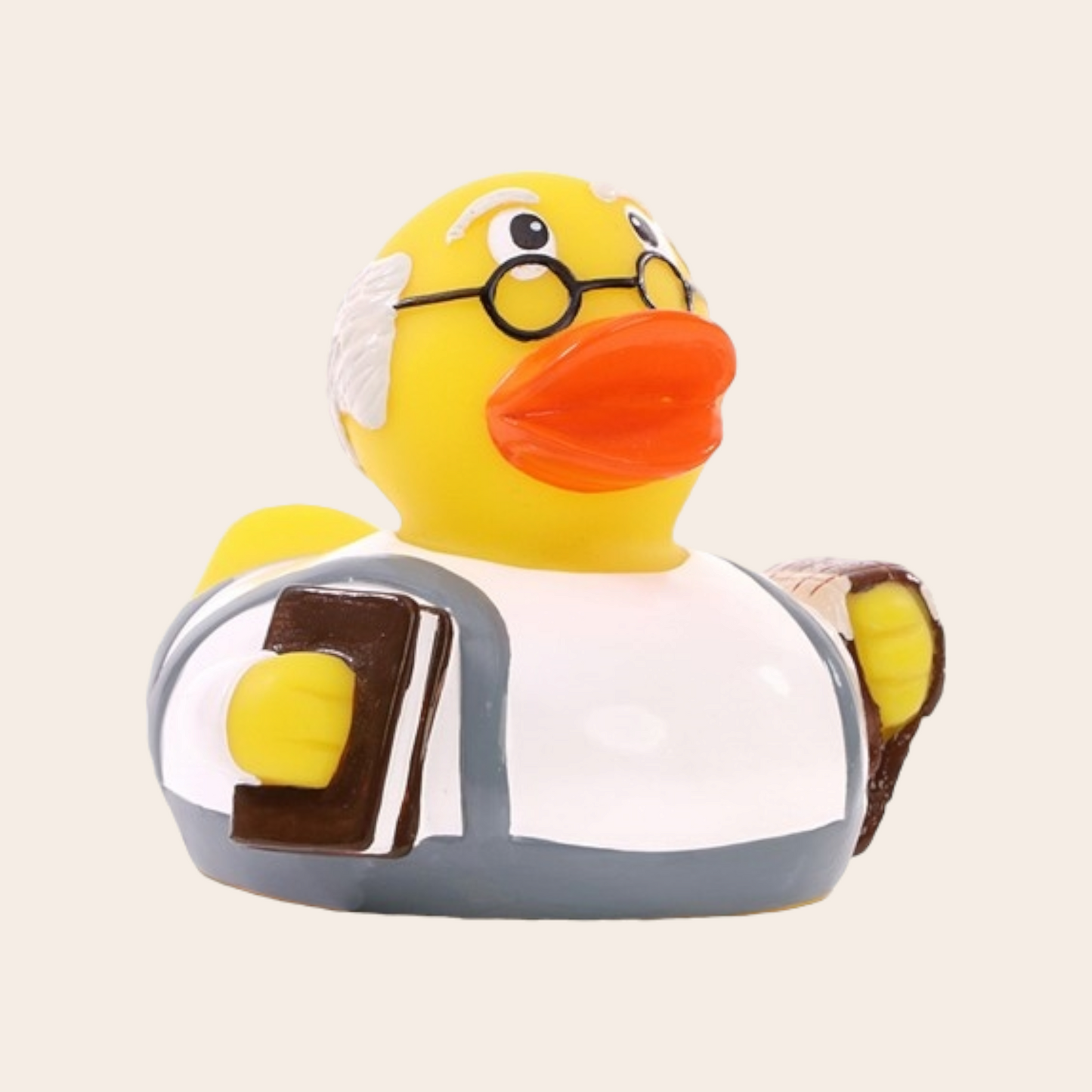 Discover the Cute Grandpa Rubber Duck 8cm