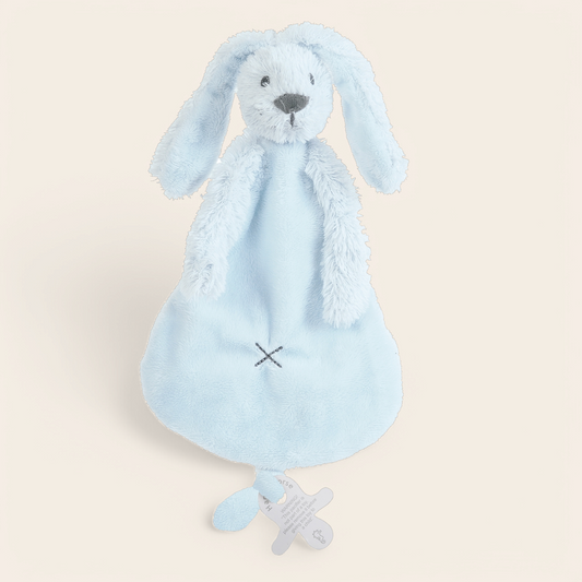 knuffeldoekje konijn richie blauw