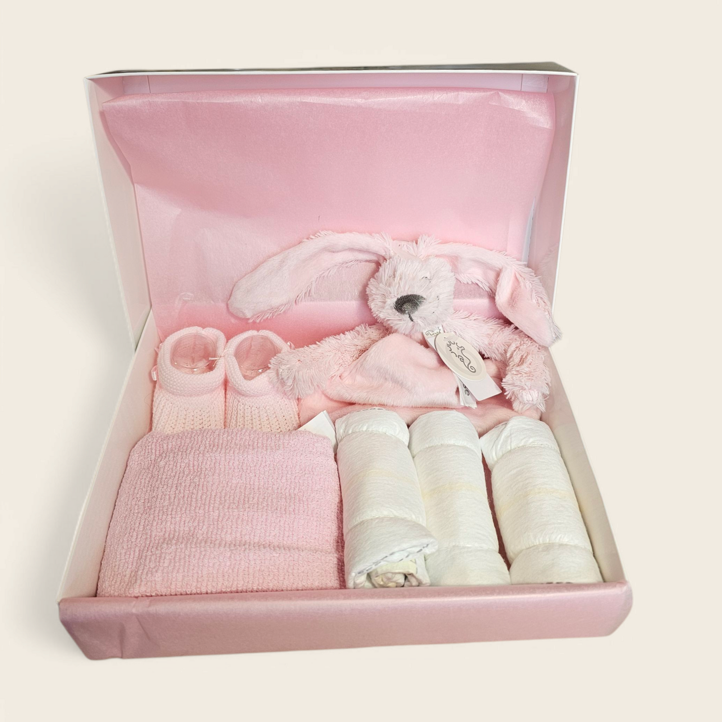 kraamcadeau roze met happy horse knuffel 4