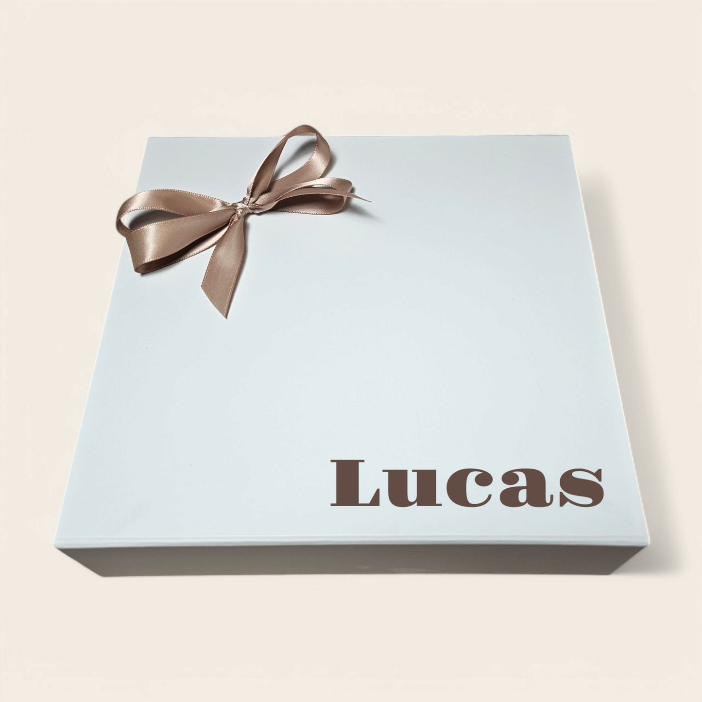 Cadeau doos met naam bedrukt