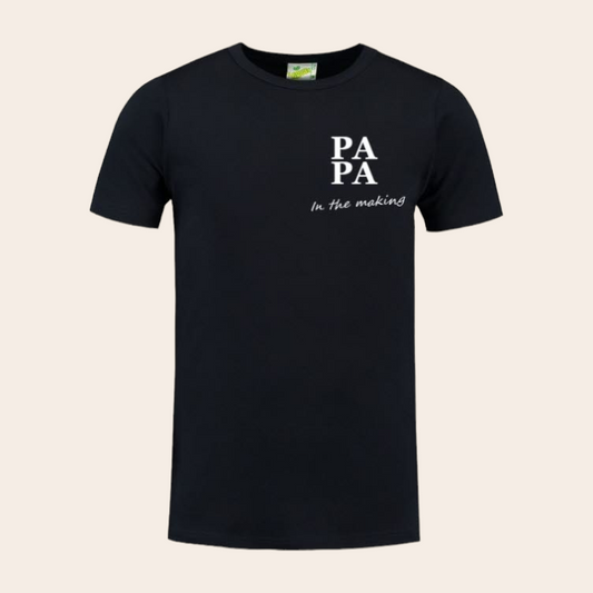 T-shirt papa in the making leuk vaderdag cadeau voor de aanstaande Papa