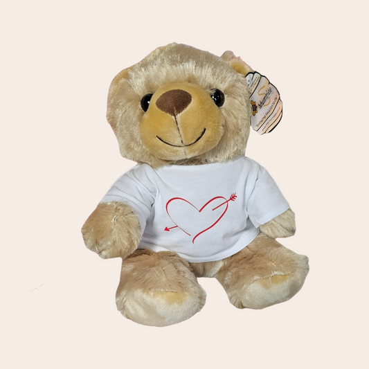 Personalisierter Teddybär mit T-Shirt und eigenem Aufdruck (Kopie) 