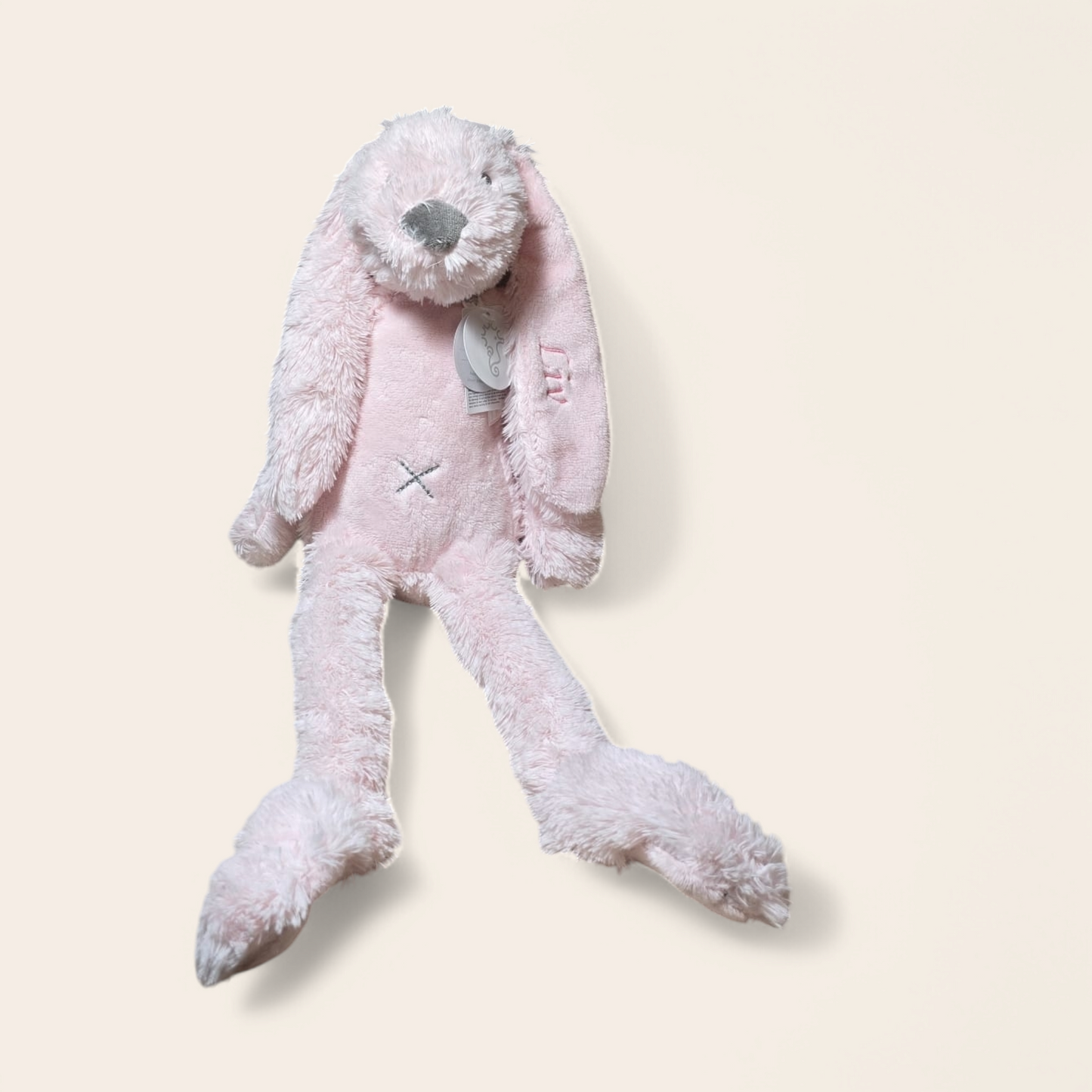 Rabbit Richie roze - Knuffel konijn haas 38cm | Happy Horse | Zacht & Knuffelbaar