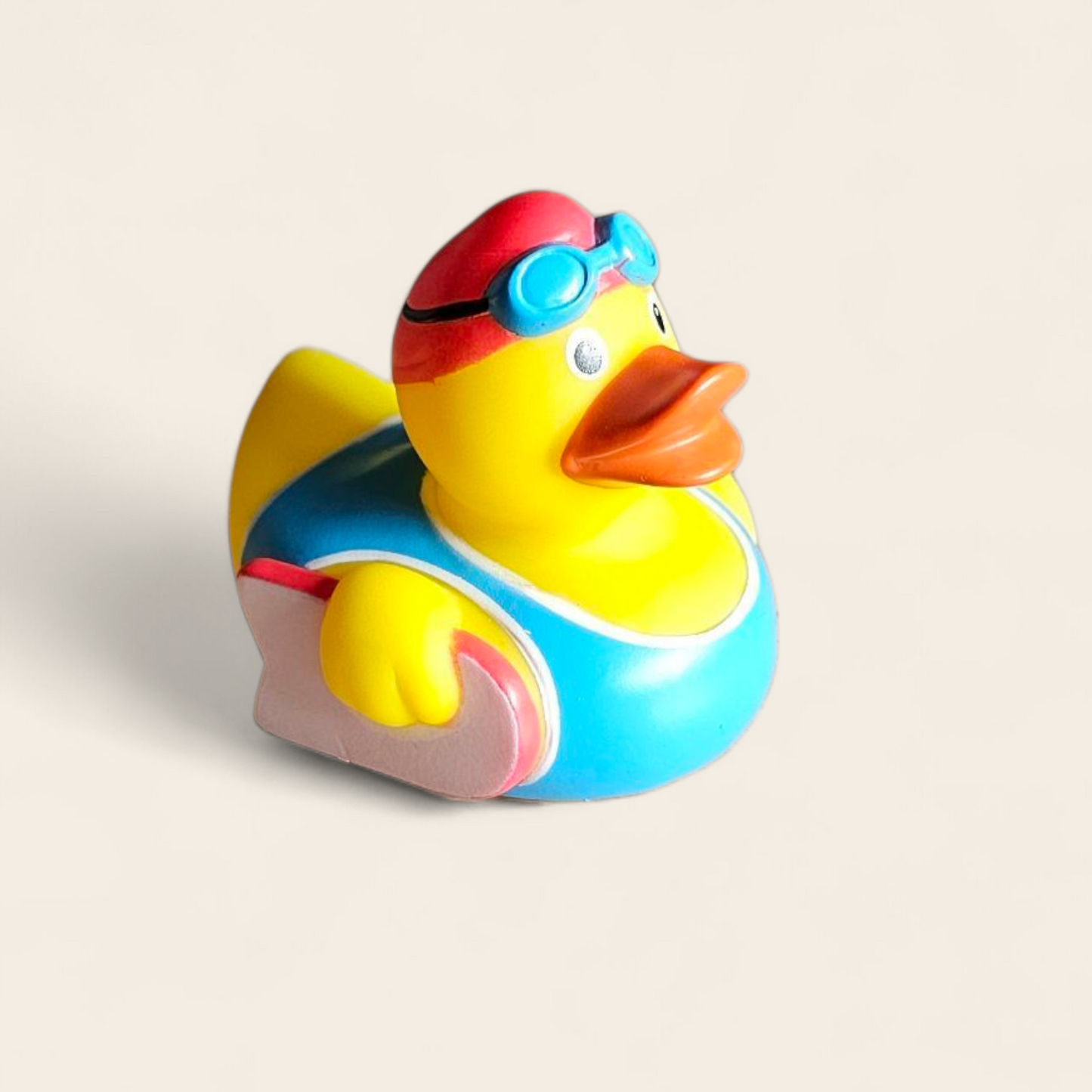 badeend zwemmer set met badmuts” of “rubberen badeendje + zwembril”
