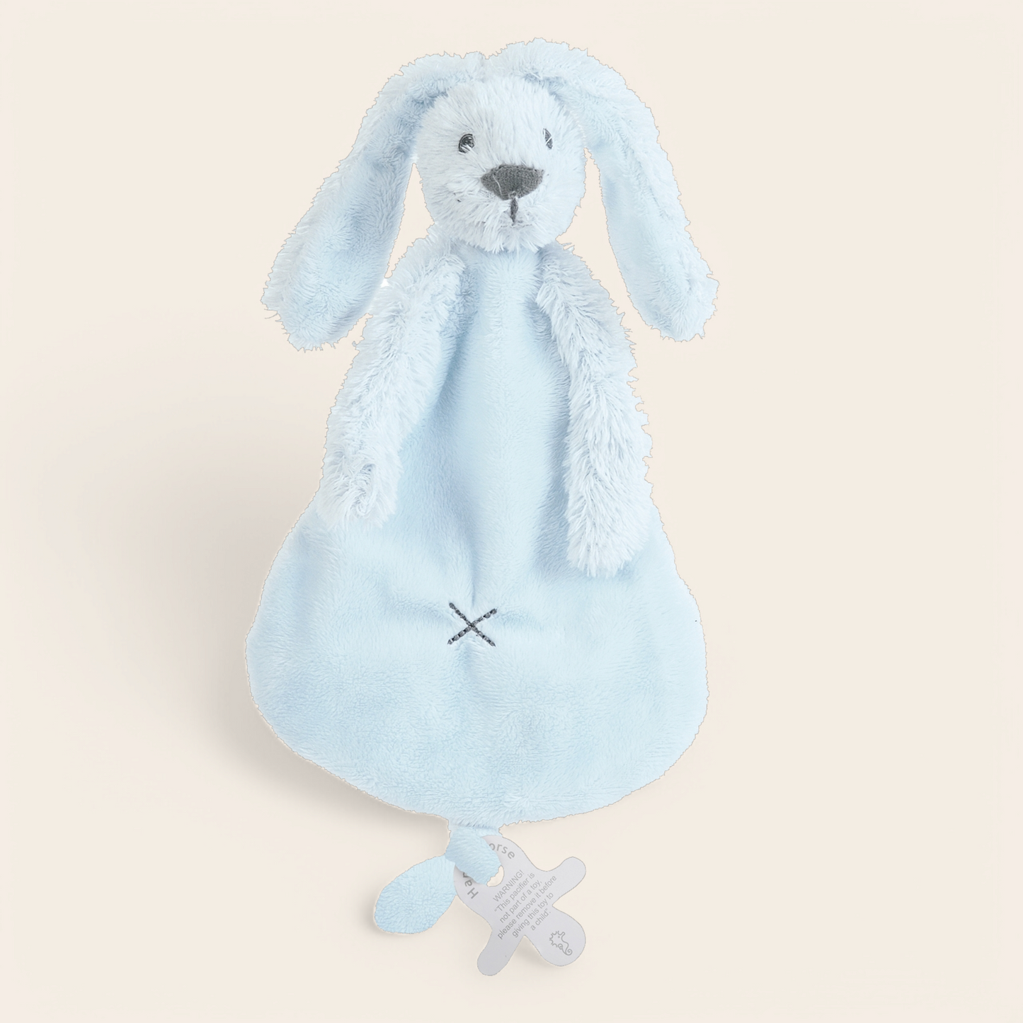 Rabbit Richie blauw Tuttle - Knuffeldoekje konijn 24cm | Happy Horse | Personaliseerbaar