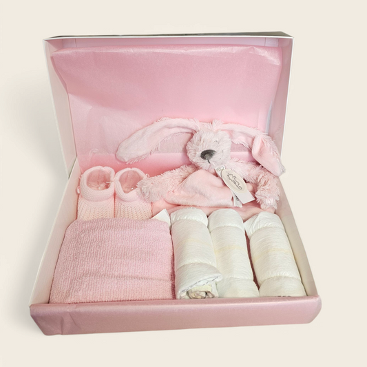 kraamcadeau roze met happy horse knuffel 4