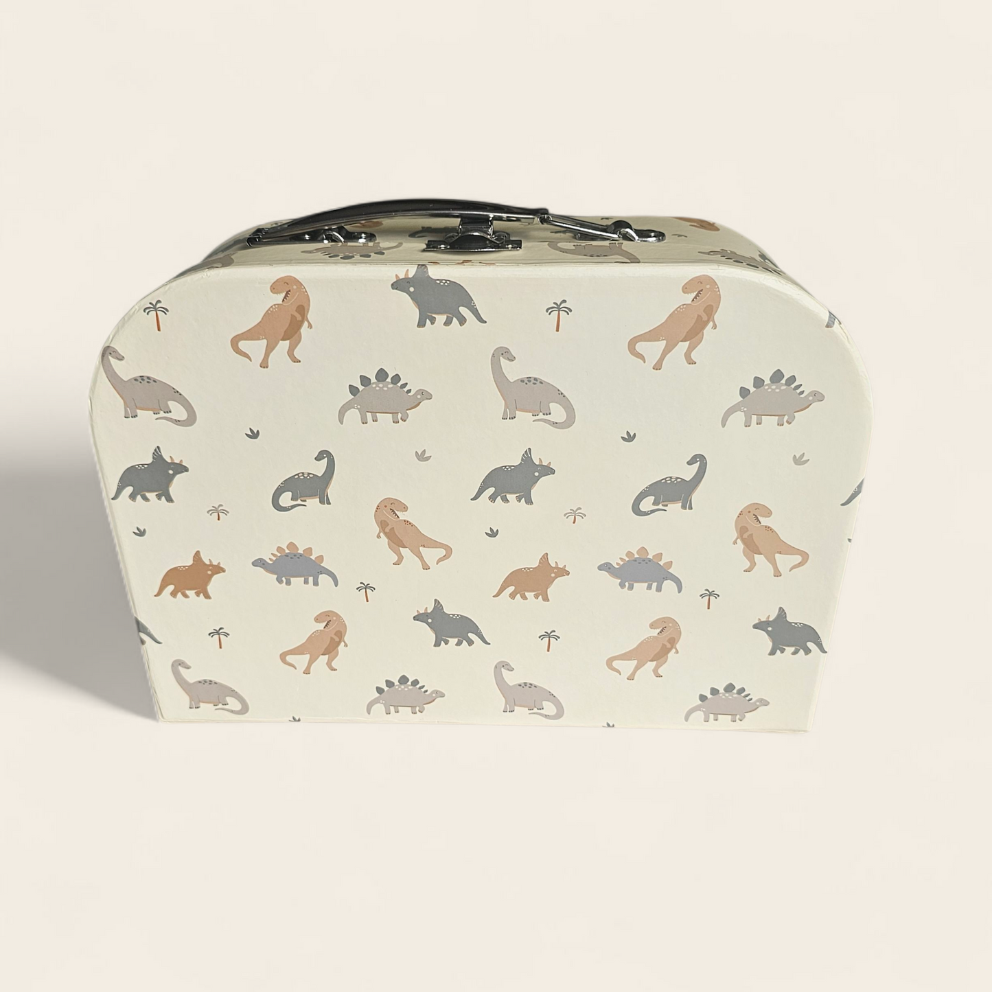 Kraamcadeau Dino – groot koffertje met Jollein slaapzak en babyartikelen