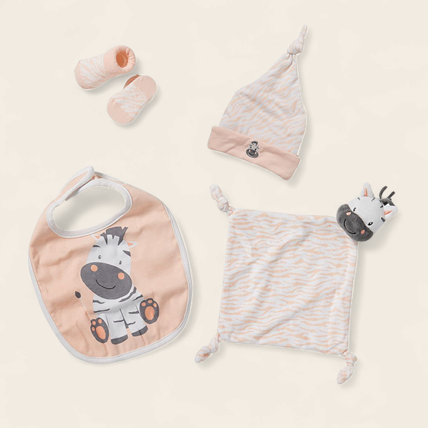 Kraamcadeau Giftbox Zebra – Compleet, Zacht & Superschattig - personaliseerbeer