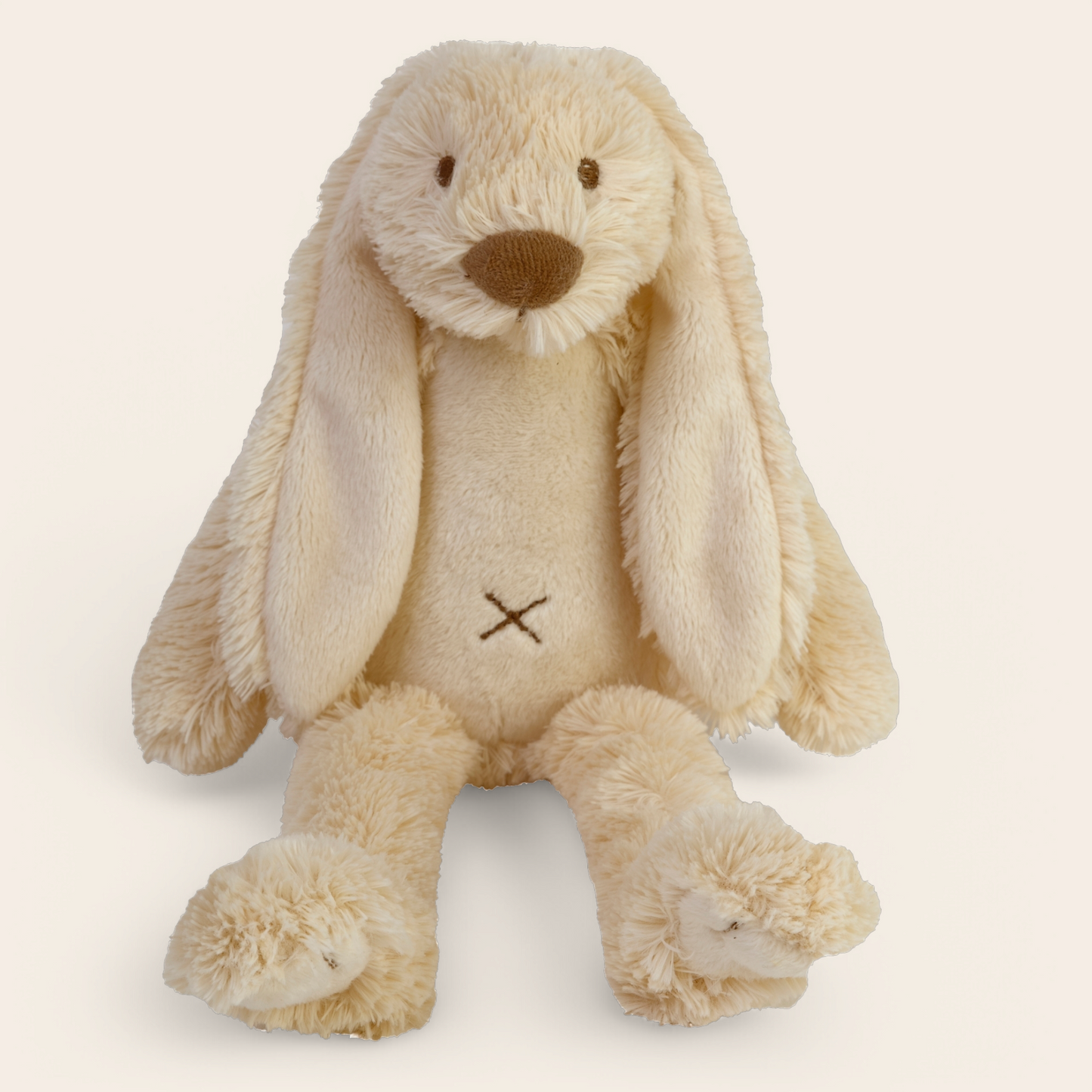 Kraamcadeau beige met Happy Horse Richie Knuffel, romper, vestje, broekje, mutsje en slofjes personaliseerbaar