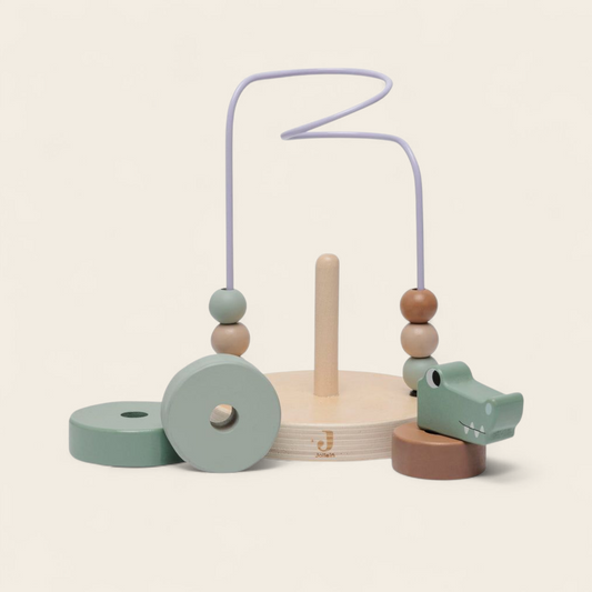 Houten Spiraal - Jungle Jambo Krokodil - jollein