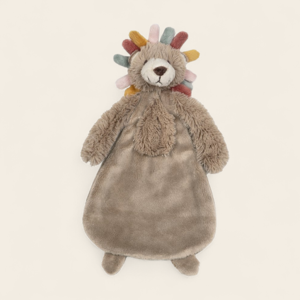 Kraamcadeau meisje en mama – met naam geborduurd – Happy Horse Helma knuffeldoekje, sokjes, luiers & Therme Zen voor mama – Luxe doos met bedrukking