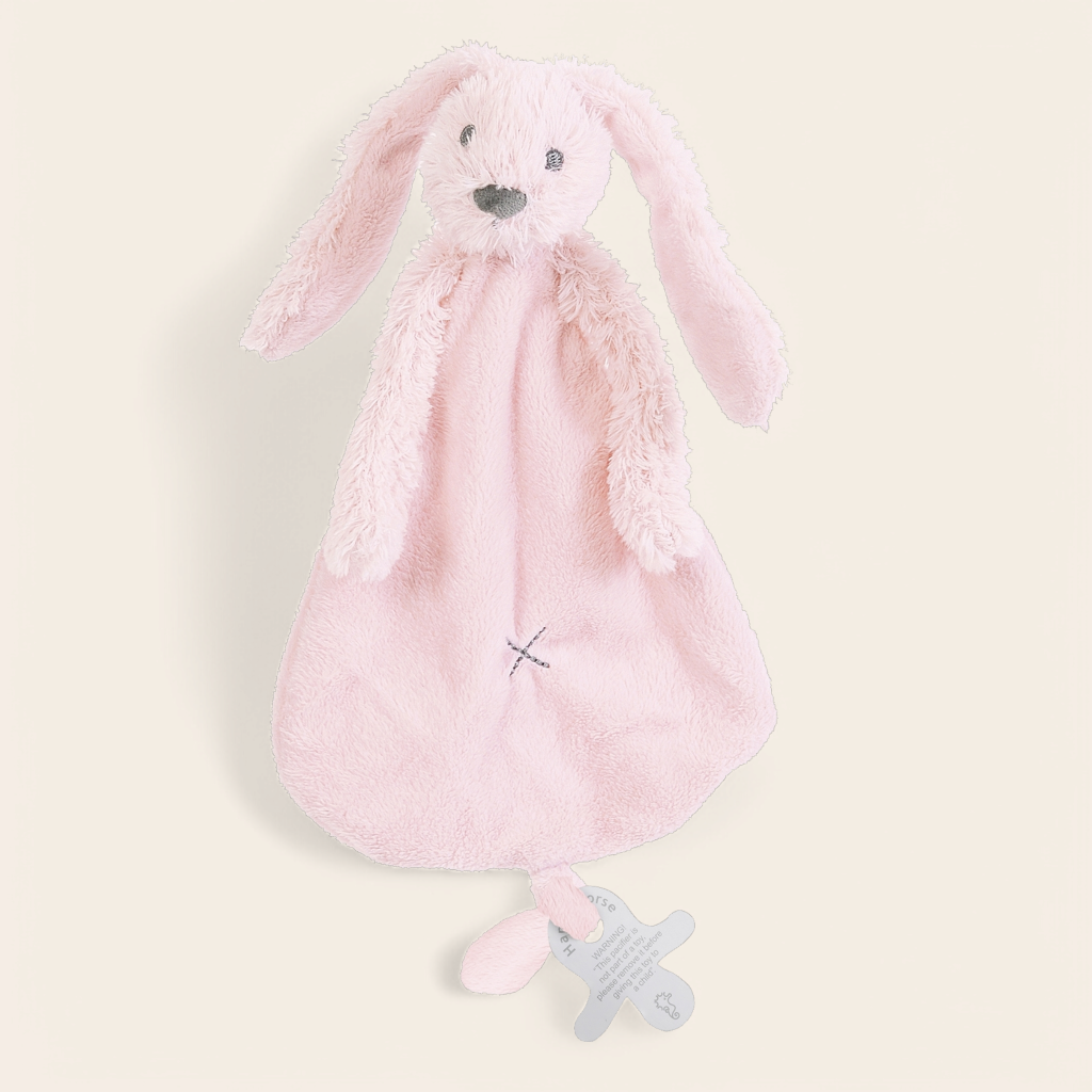 Kraamcadeau meisje en mama – met naam geborduurd – Happy Horse Helma knuffeldoekje, sokjes, luiers & Therme Zen voor mama – Luxe doos met bedrukking