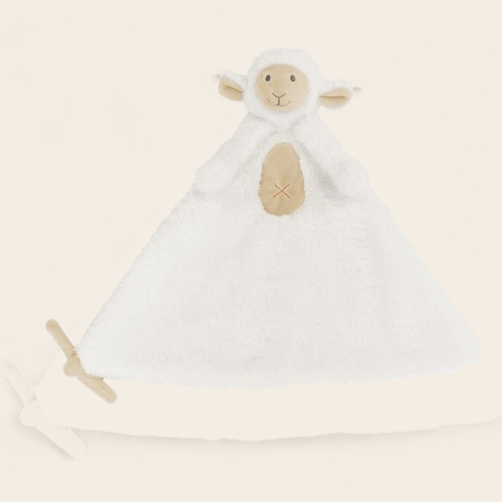 Kraamcadeau meisje en mama – met naam geborduurd – Happy Horse Helma knuffeldoekje, sokjes, luiers & Therme Zen voor mama – Luxe doos met bedrukking