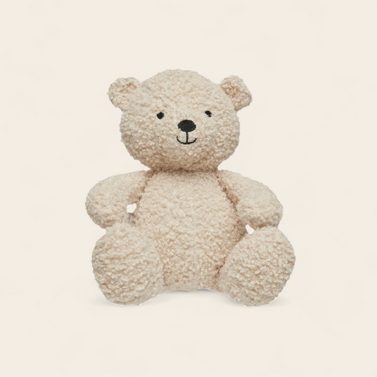 Knuffel Teddy Beer – Jollein Teddy Bear Naturel – zachte teddybeer knuffel voor baby & kind