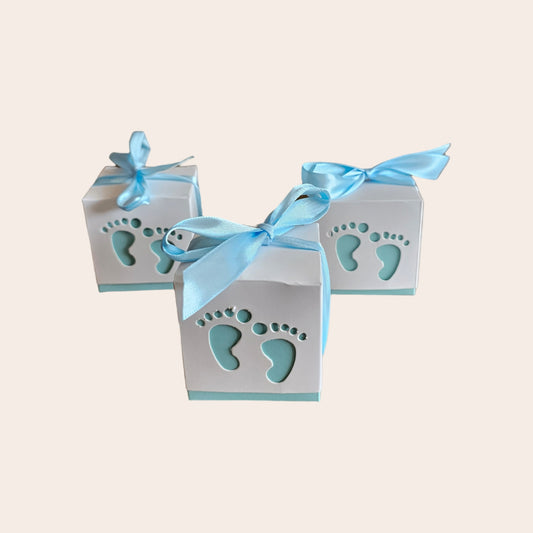 Baby Boy Treats: Cute Blue Feet for a Festive Celebration!