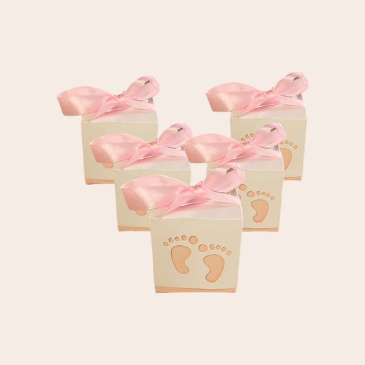 Baby Girl Treats: Cute Pink Feet for a Festive Celebration!